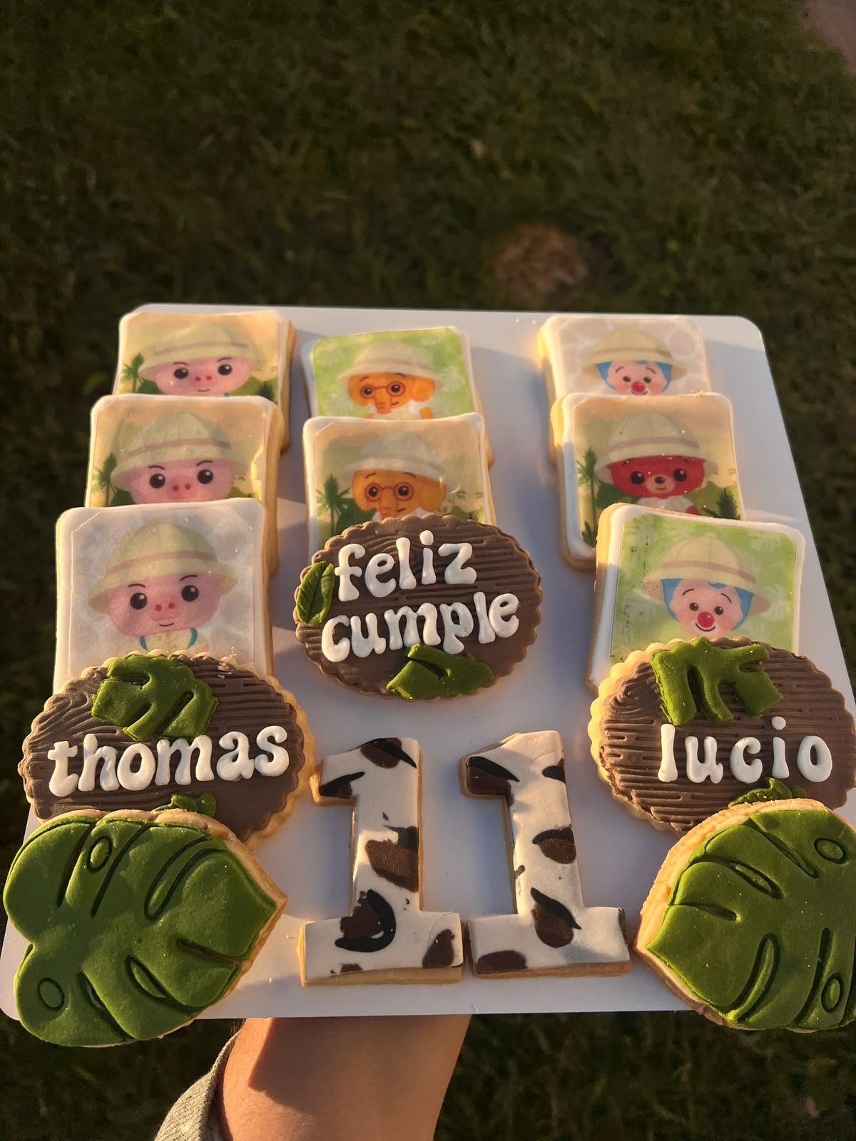 Galletas decoradas con motivos infantiles
